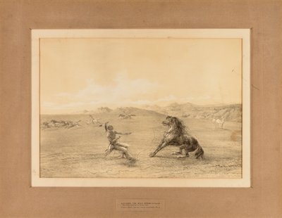 Catching the Wild Horse by George Catlin