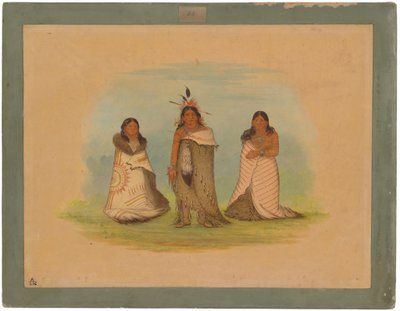 Puncah Indians by George Catlin