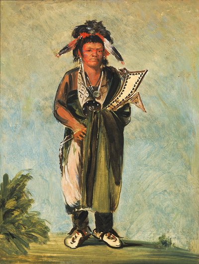 Wah-kón-ze-kaw, The Snake by George Catlin