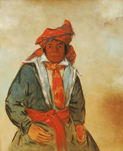 Wat-ál-le-go, a Brave by George Catlin