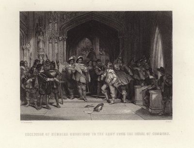 Exclusion of Members Obnoxious to the Army from the House of Commons by George Cattermole