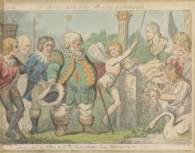A Fancy Sketch, to the Memory of Shakespeare by George Cruikshank