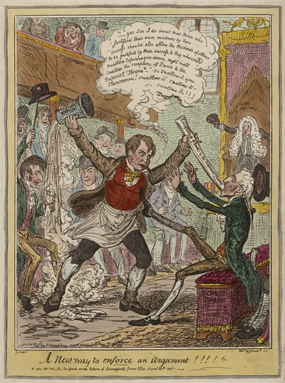 A New Way to Enforce an Argument!!!!, published May 3 by George Cruikshank