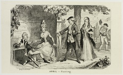 April - Fooling from George Cruikshank