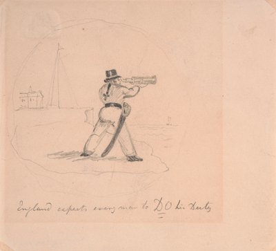 England Expects Everyman to Do His Duty by George Cruikshank