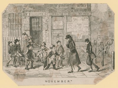 Guy Fawkes Night by George Cruikshank