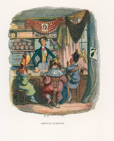 Illustration for Sketches by Boz by George Cruikshank