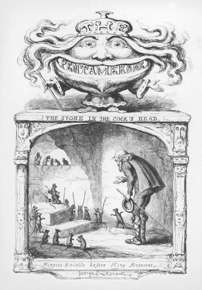 Illustration for The Pentamerone by George Cruikshank by George Cruikshank