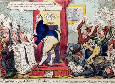 Loyal Addresses and Radical Petitions by George Cruikshank