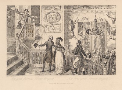 My Good Friends, “favete linguis” by George Cruikshank