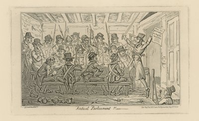 Radical Parliament by George Cruikshank