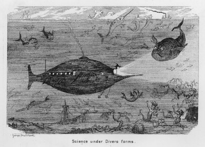 Science under divers forms by George Cruikshank
