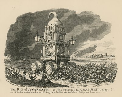 The Gin Juggarnath by George Cruikshank