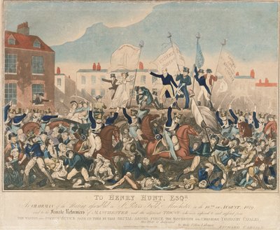 The Peterloo Massacre by George Cruikshank