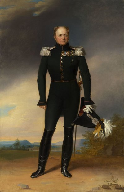 Portrait of Emperor Alexander I of Russia by George Dawe