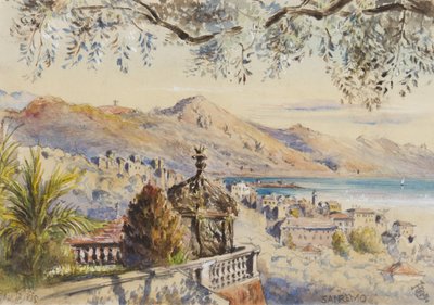 San Remo, 12th January 1878 by George Douglas Tinling