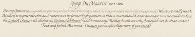 Algernon, a Young Genius and his Fond and Foolish Mama, 1879 by George du Maurier