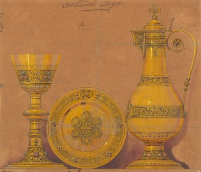 Designs executed for Jones and Willis, metal and wood-workers and church furniture manufacturers of Birmingham and London by George Edmund Street