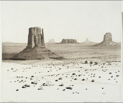 Desert Monuments, Arizona by George Elbert Burr