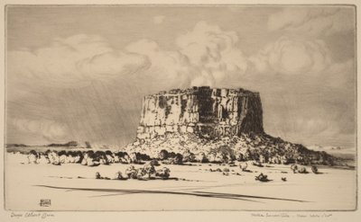 Mesa Encantada, New Mexico (no. 2) by George Elbert Burr