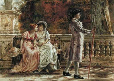 Making an Impression by George Goodwin Kilburne