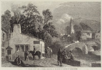 The Village Smithy, Exhibition of the Society of Painters in Water-Colours by George Haydock Dodgson