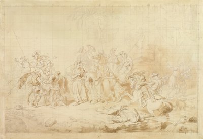 Banditti of Kurdistan Assisting Georgians in Surprising and Carrying off Circassian Women by George Hayter