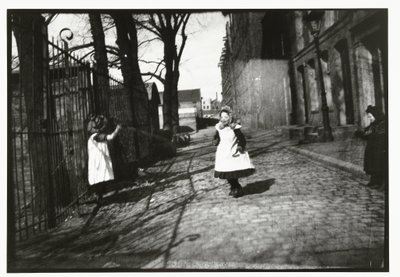 Children Playing in Front of Breitner