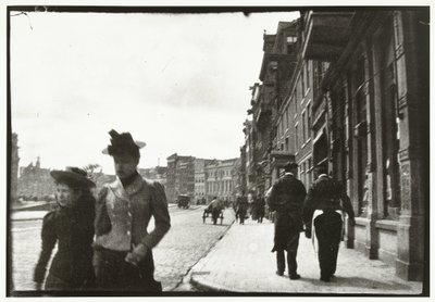 Street View of the Rokin in Amsterdam by George Hendrik Breitner