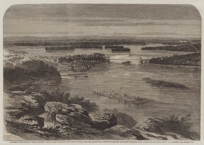 Progress of the Prince of Wales in Canada, View of Part of the City and River of Ottawa, from the Barrack Hill, the Site of the New Parliament Buildings by George Henry Andrews