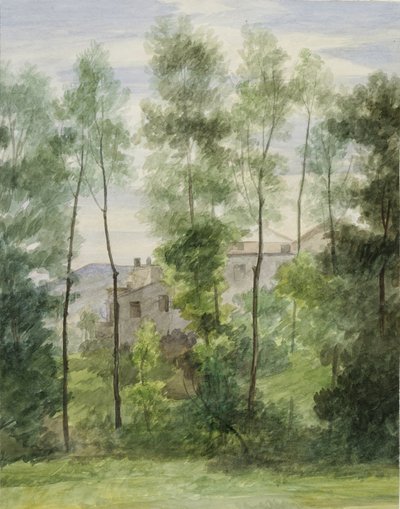 Landscape with Buildings by George Henry Hall