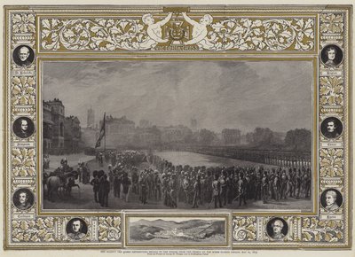 Her Majesty the Queen Distributing Medals to the Heroes from the Crimea on the Horse Guards Parade, 21 May 1855 by George Housman Thomas
