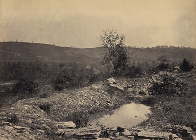 Mission Ridge from Orchard Knob by George N. Barnard