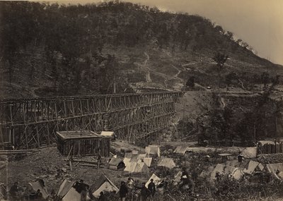 Pass in the Raccoon Range, Whiteside No. 1 by George N. Barnard