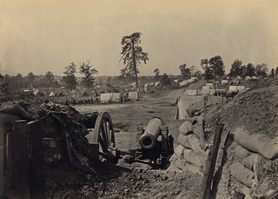 Rebel Works in Front of Atlanta, Georgia No. 3 by George N. Barnard