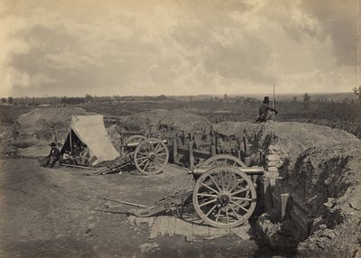 Rebel Works in Front of Atlanta, Georgia, No. 4 by George N. Barnard