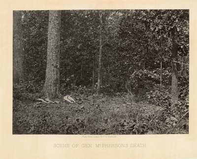 Scene of General McPherson