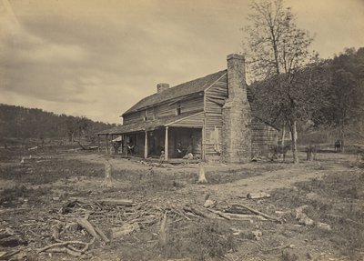 The John Ross House, Ringold, Georgia by George N. Barnard