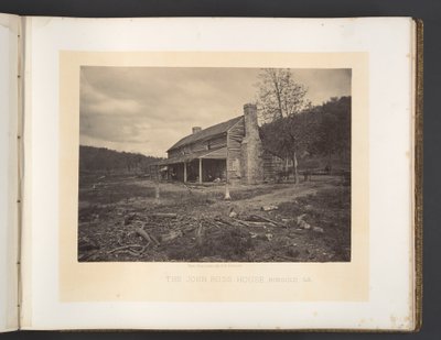 The John Ross House, Ringold, Georgia by George N. Barnard