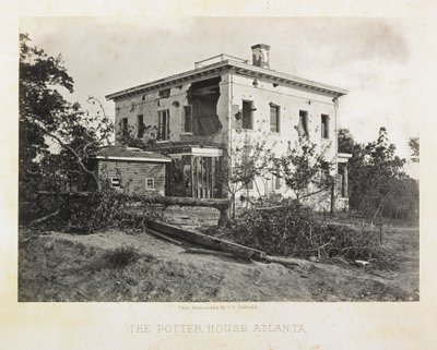The Potter House, Atlanta by George N. Barnard