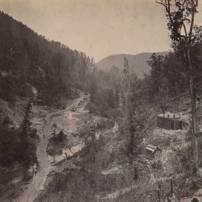 Whiteside Valley Below the Bridge by George N. Barnard