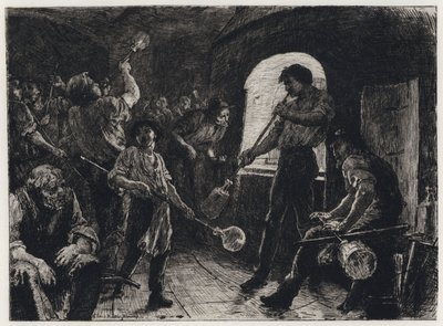 Glass-Blowing by George Percy Jacomb Hood