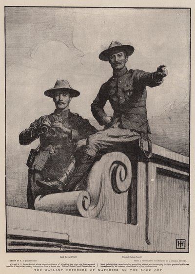 The Gallant Defender of Mafeking on the Look Out by George Percy Jacomb Hood