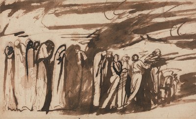 A Procession of the Damned: Study for Dante