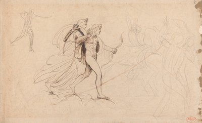 Apollo and Diana for "The Destruction of Niobe