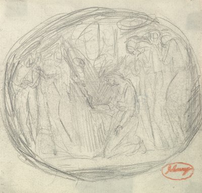 Execution of Mary Stuart by George Romney
