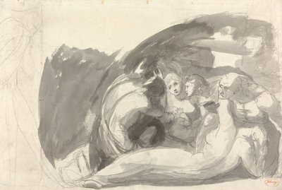 Howard Visiting a Prison by George Romney