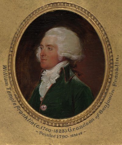 John Flaxman Modeling the Bust of William Hayley by George Romney