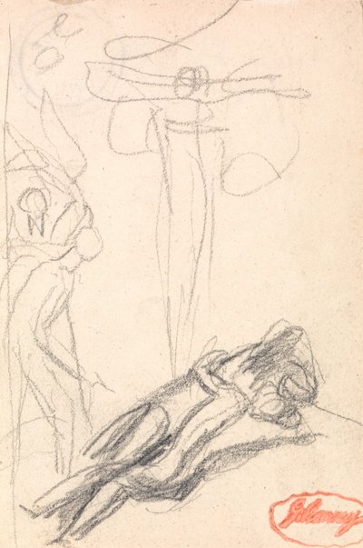 Satan Surprised at the Ear of Eve by George Romney