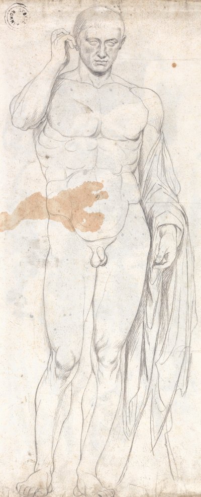 Study of a Classical Statue by George Romney